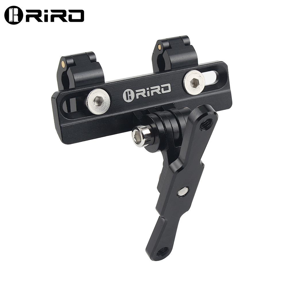RIRO Aluminum Road Bike Seat Clamp & Bottle Holder with Sports Camera Mount