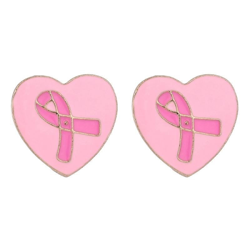 10 Stück Krebsbewusstseins-Schleifen-Anstecknadel Bewusstseins-Brosche Dekorative Metall-Reversnadeln für Kleidung Tasche Hut Kostümdekoration