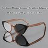 Women's Vintage Cat Eye Photochromic Glasses Men Fashionable Outdoor Anti-UV Presbyopia Trendy Retro HD Far Sight Eyeglasses