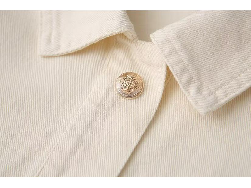 2025 Women's Fashion Versatile Washed Cotton Jacket