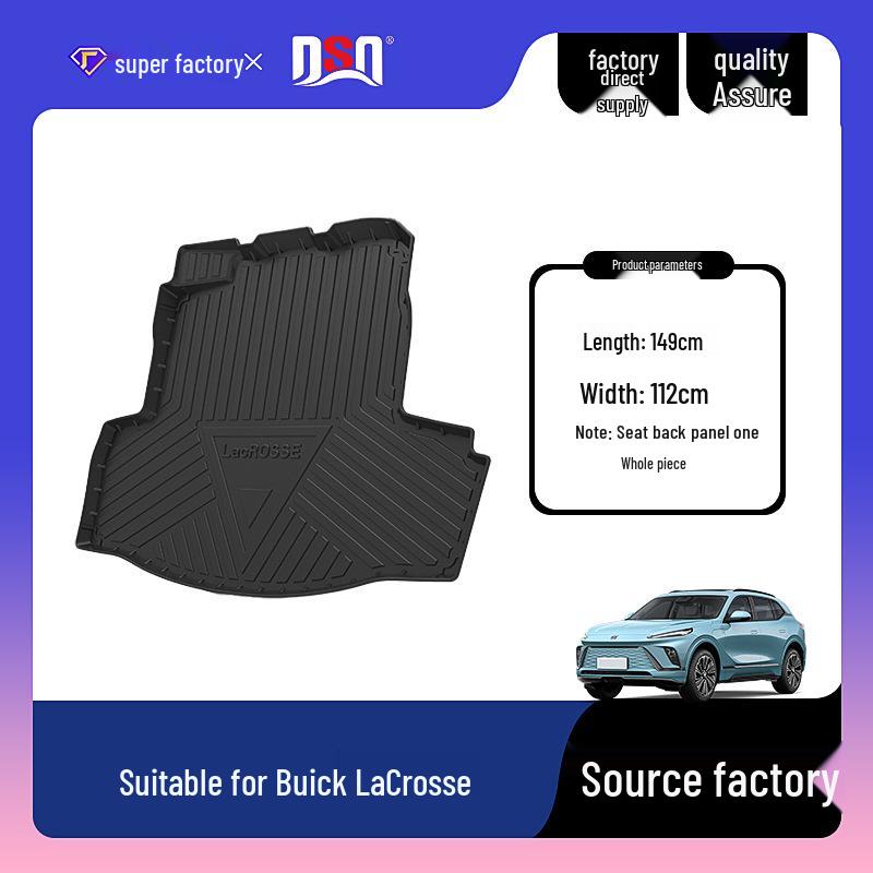 2009-2025 Buick LaCrosse All-Season Trunk Mat: Waterproof, Non-Slip, Wear-Resistant