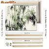 Ruopoty DIY Frame Night Scenery DIY Painting By Numbers Kits Modern Wall Art Picture Handpainted Oil Painting For Living Room Art
