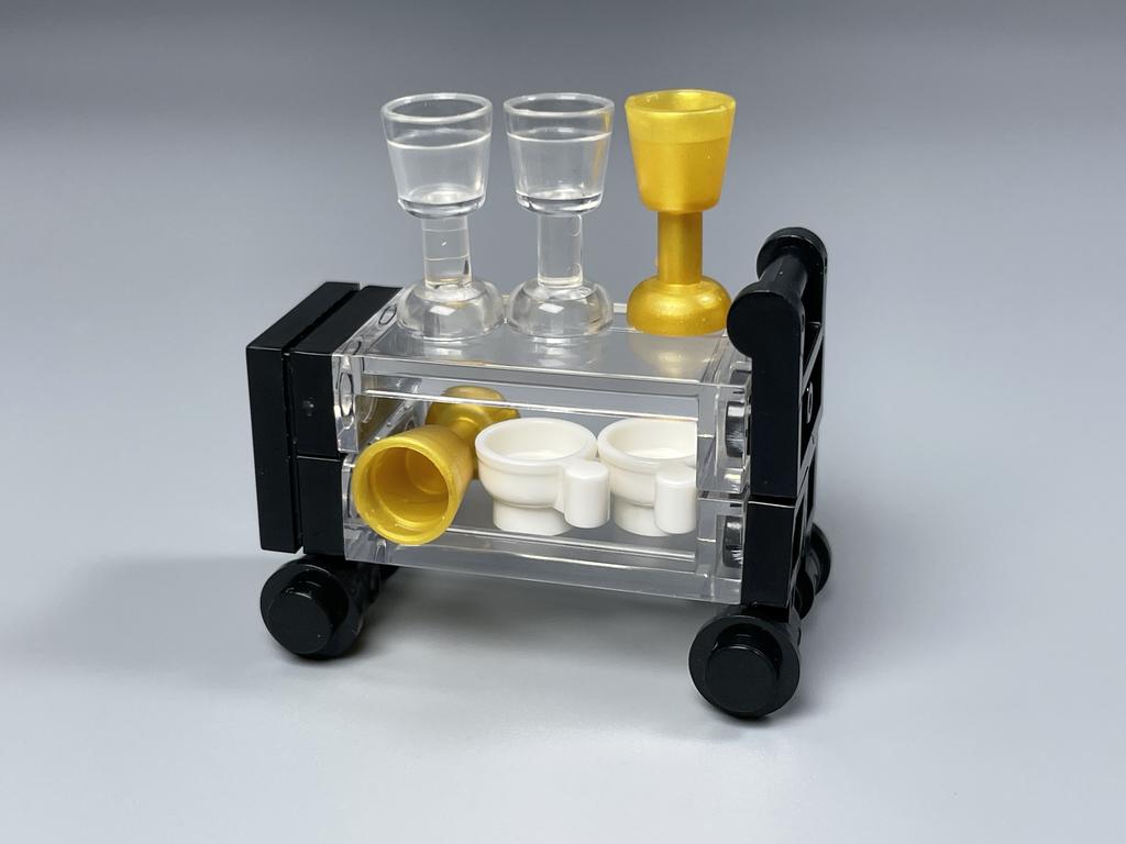 MOC Bricks DIY City Figures Parts Wine Drink Bottle Cup Building Block Mini Printed Bricks 95228 Supermarket Friends Toys