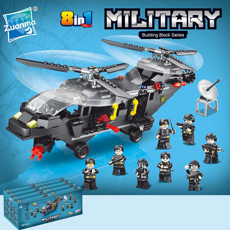 Export Puzzle Compatible With A High Military Series Cruising Aircraft Carrier Station Ship Model Building Block Puzzle Assembly Toy