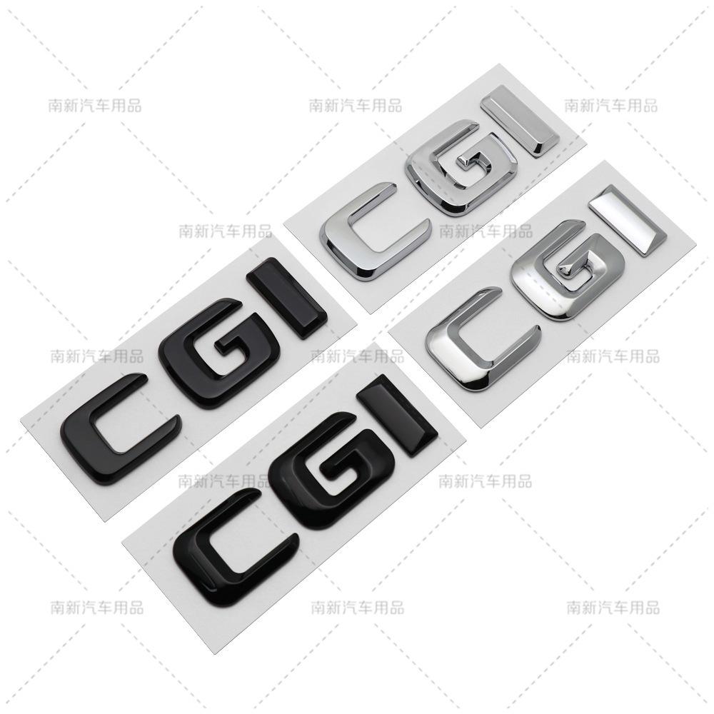 Vhodné pro Mercedes Benz C-Class E-Class S-Class CGI CDI odznak s písmeny S350L E260L C200 zadní odznak nálepka na auto znak XH4