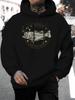 2026 Summer New Arrival Unisex Western Casual All-Match Style Fashion Unisex Hooded Sweatshirt with Unique Fish-Shaped Pattern And Text Surround Desig