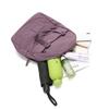 Men Solid Color Backpack Women's Large Capacity Lightweight Backpack Student Travel Bag