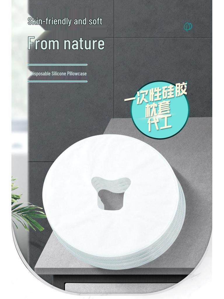 100-Pack Disposable Silicone Pillowcases for Beauty Salon and Massage Bed