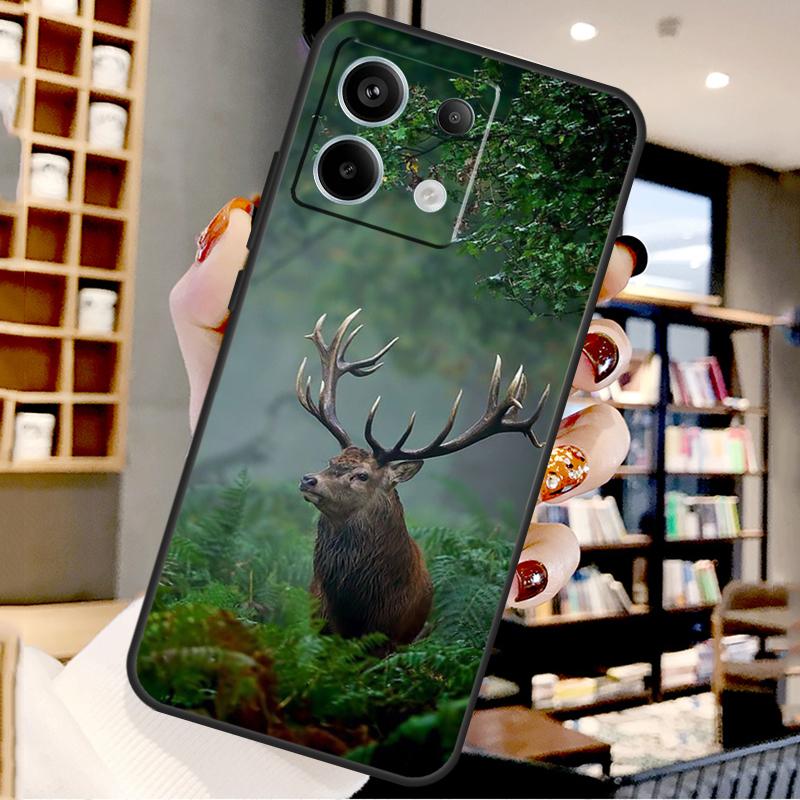 Deer For Xiaomi Redmi Note 13 Pro 9 10 11 12 14 15 Pro Plus Case For Redmi 15 12C 13C 14C 10C 15C