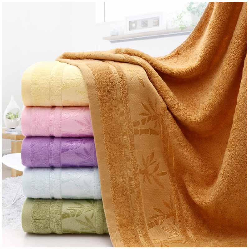 3pcs/Set Bamboo Bath Towels: 2pcs 35x75cm Hand & Face Towels + 1pcs 70x140cm Big Shower Towel - Daily Use Gift Towels Set