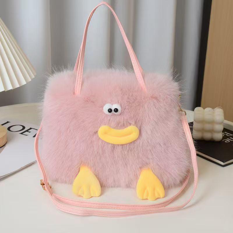 Spersonalizowana Pluszowa Torba na Ramię z Pyskiem Kiełbaski