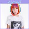 Cosplay Short Rainbow Wig For All Face Shapes And Skin Tones
