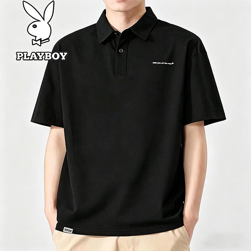 

PLAYBOY Men s Short Sleeve Polo Shirt 2XL