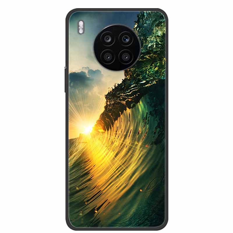 For Huawei Nova 8i Case Shockproof Soft silicone TPU Back Cover For Huawei Nova 8i Phone Cases Nova8i Nova 8 i 2021 Cute Cartoon