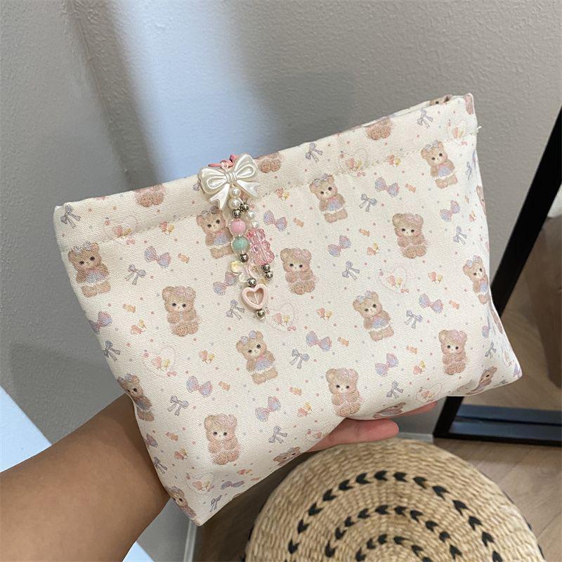 Large Capacity Makeup Bag Clutch Cosmetic Organizer Travel Wash Toiletries Storage Bag Makeup Pouch