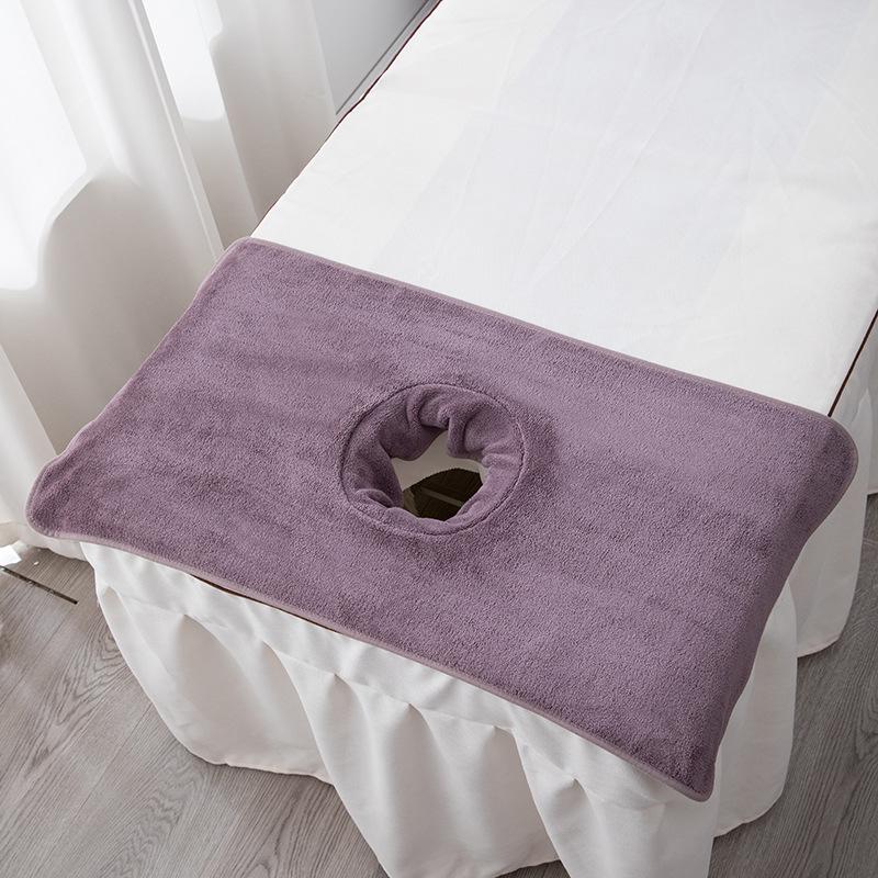 

Утолщенный набор полотенец для массажной кровати для ухода за кожей с чехлом для лица и подголовником 80x40cm