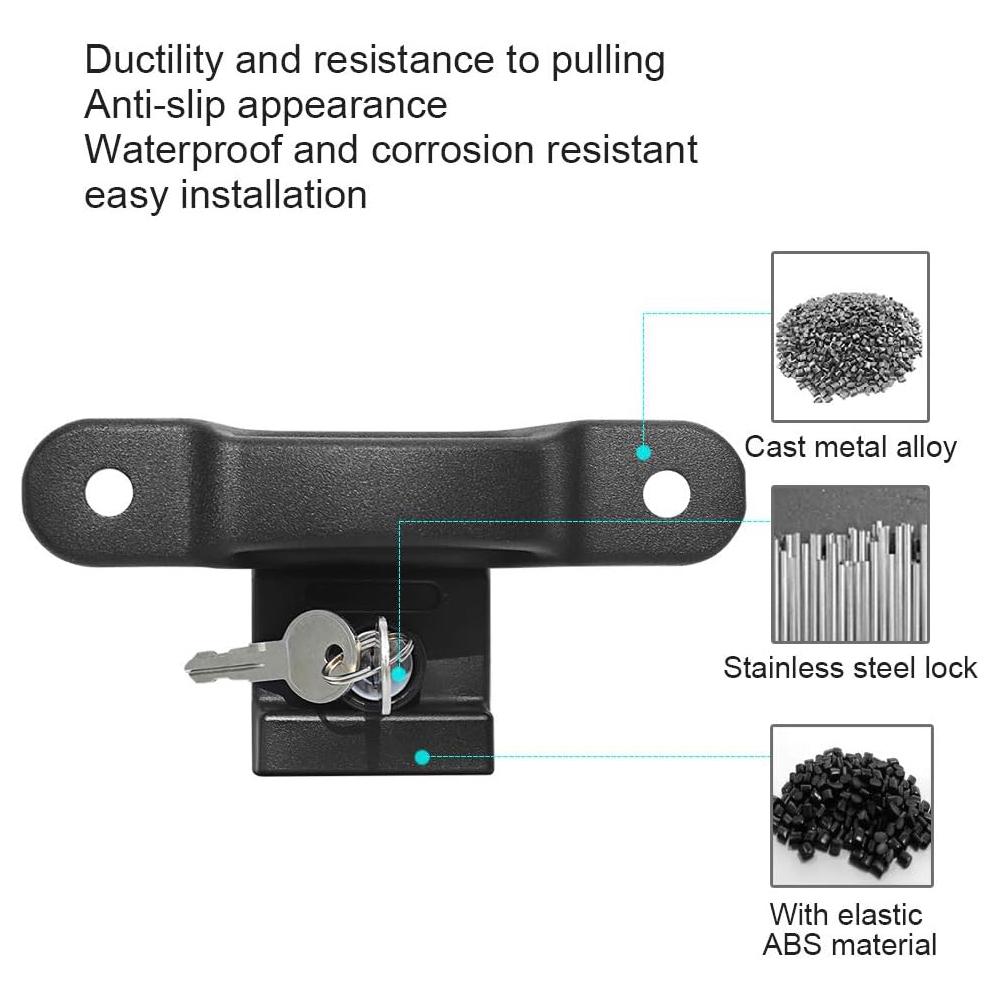 4Pcs Truck Bed Tie Down Anchor Boxlink Cleats & Plates For Ford 2015-2020 F150 F250 F350 FL3Z-99000A64-B Bed Cleats Box Link Kit