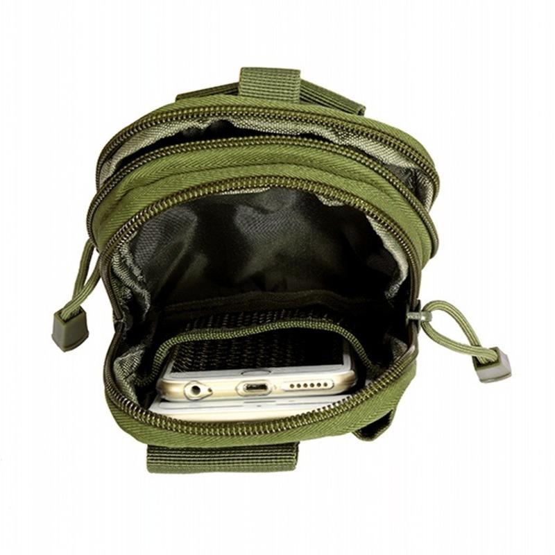 1 Stück Taktische Tasche für Männer Gürteltasche Kleine Tasche Militärische Hüfttasche Laufbeutel Reise Campingtaschen Weiche Rückseite