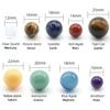 Crystal Sphere Ball Kit 9 Planets Solar System Gemstones Sphere Galaxy Universe Model Celestial Creative Gift Home Jewerly DIY