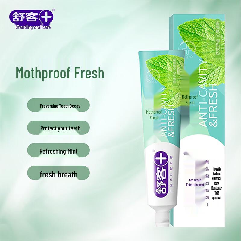 

Shuke Refreshing Mint Anti-Cavity Toothpaste for Adults