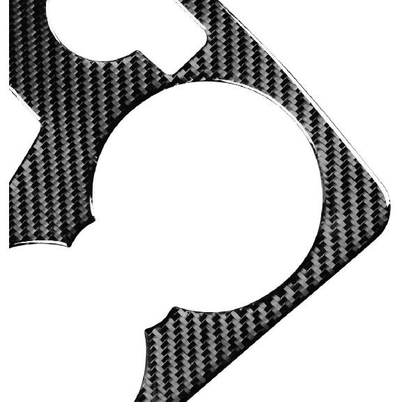 Carbon Fiber Central Console Armrest Water Cup Holder Frame Cover Trim for Mercedes-Benz C-Class W204 C180 C200 C250 Coupe Sport C300 C63 AMG