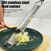 Kitchen Grater 304 Stainless Steel One-Piece Molding Cheese Lemon Zester with Anti-Slip Handle Multi-Function Nutmeg Ginger Grater