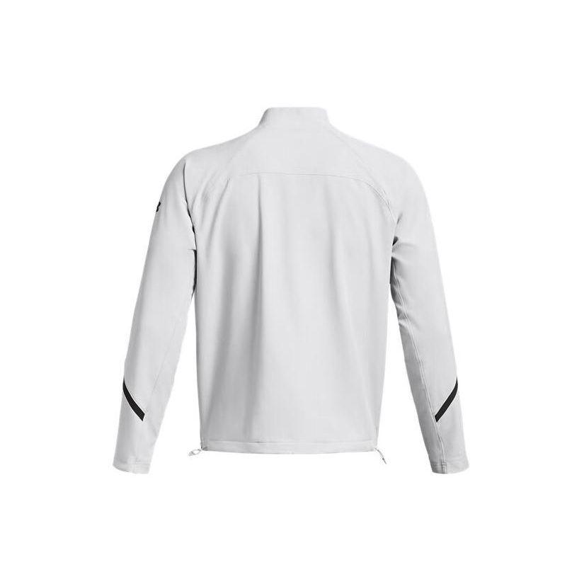Under Armour Unstoppable Color Block Zip Training Flight Jacket Men Jacket Gray 1377170-014