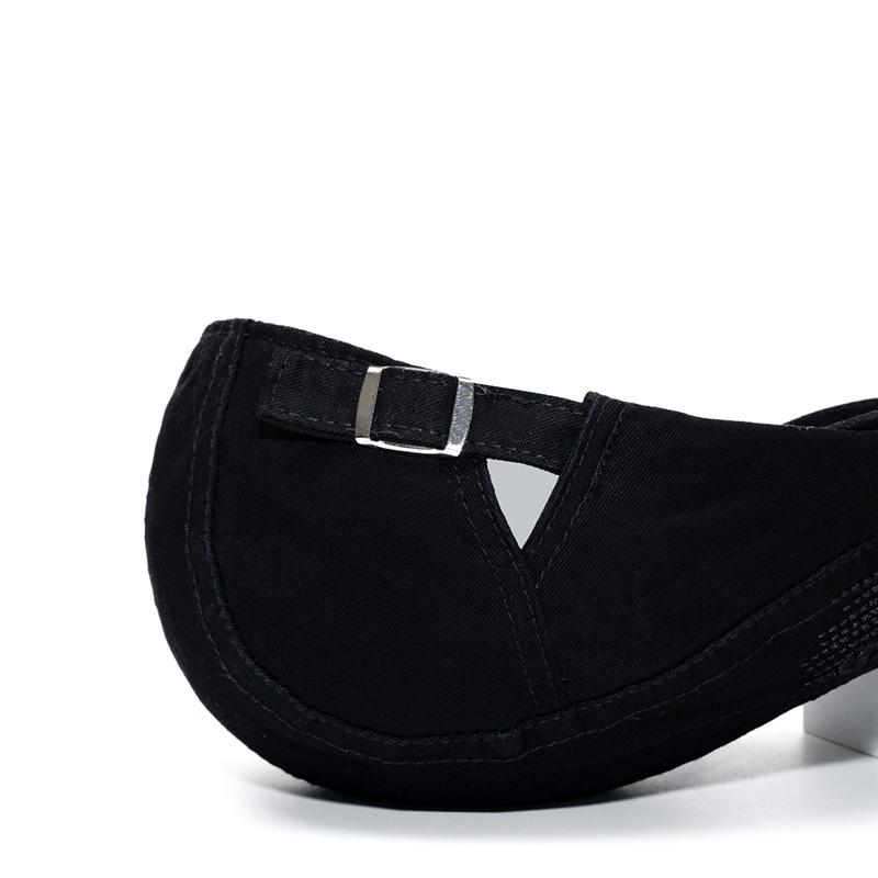 Spring Summer Men's British Vintage Newsboy Cap Embroidery Cotton Peaked Cap Beret