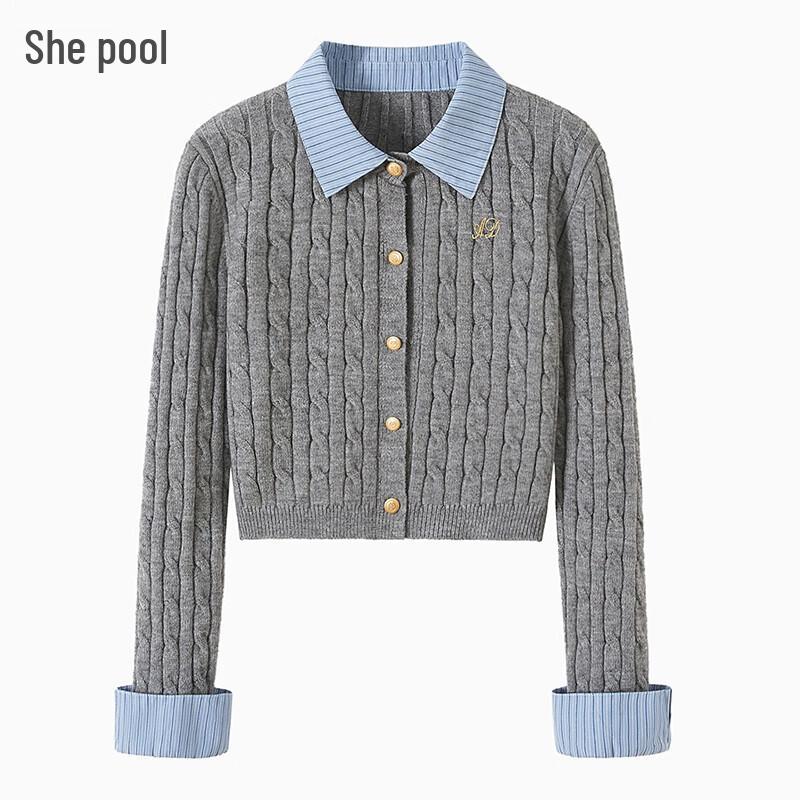 

Women s Collegiate Style Short Knit Cardigan XL