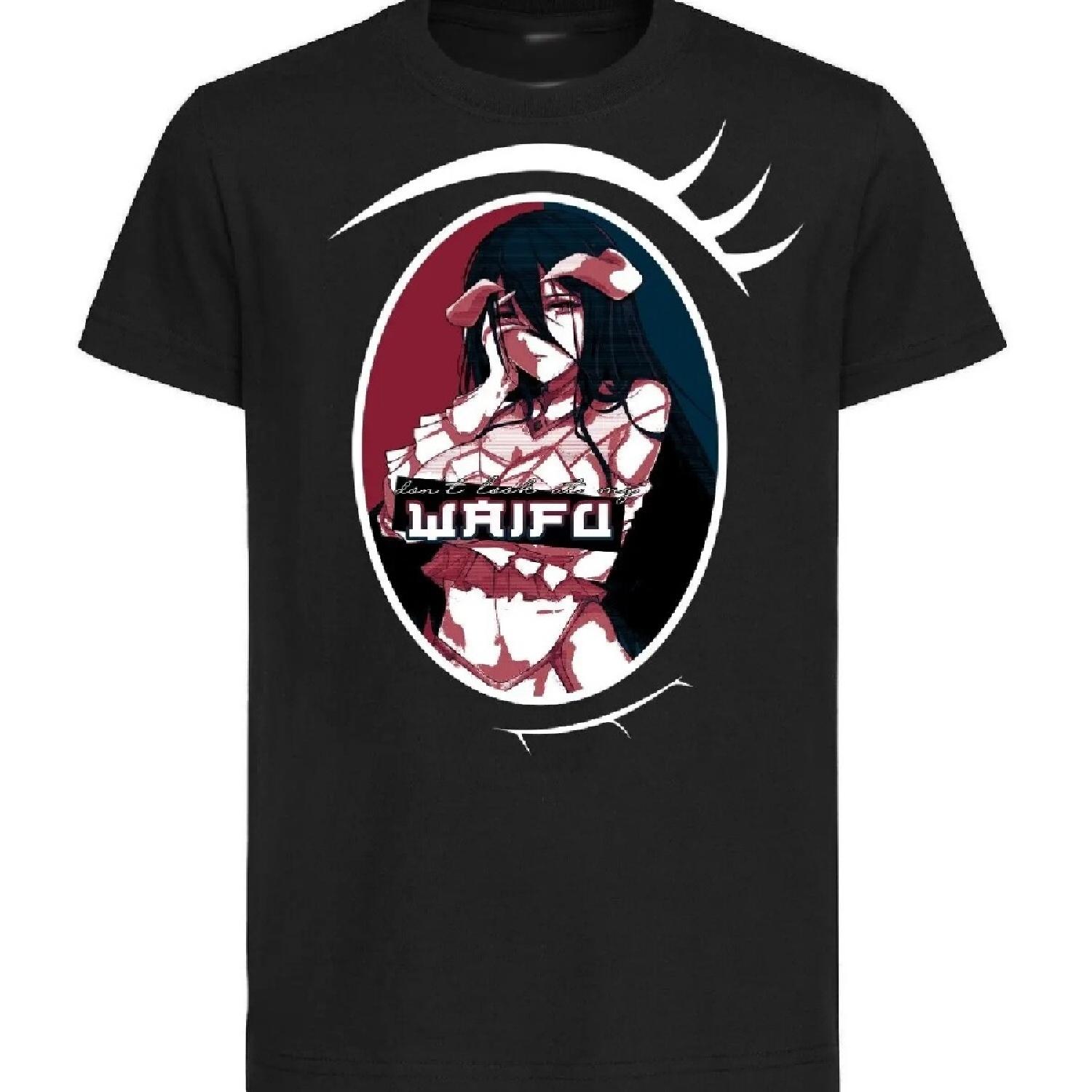 

Black Unisex TShirt Propaganda Waifu Overlord Albedo PE0263 S