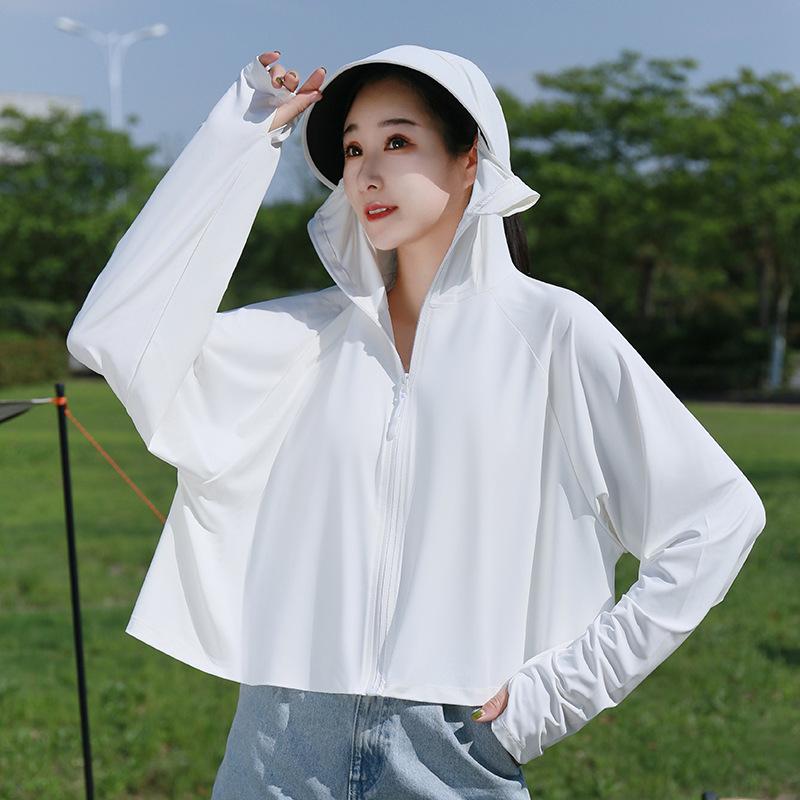 Ice silk sunscreen clothing women's 1011 new summer UV protection UPF10 + sunscreen clothing thin sunscreen blouse