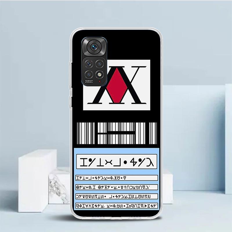 

Anime HunterX Phone Case For Xiaomi Redmi Note 15 14 14S 13 12S 12 Pro Plus 11S 11 11T 11E 10S 10 + Soft TPU Back Cover Redmi No Redmi Note 14 Pro 4G