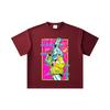 260 GSM Doppelgarn 32er Zählung 100% Baumwolle Cyberpunk Edgerunners V6 Rebecca Druck Unisex Schweres Baumwoll-T-Shirt
