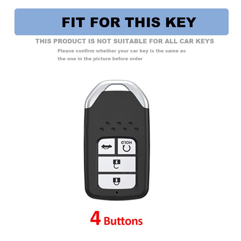 4 Buttons High Quality Tpu Car Keyless Smart Key Fob Case Cover For Honda Civic Accord Pilot Crv Shell Protector Accessories