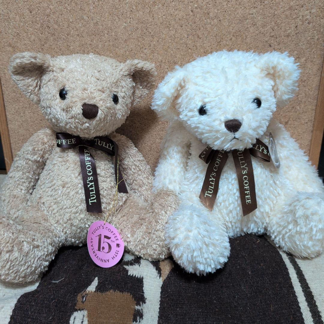 

[USED] Tully s Bearful Teddy Bear 15th Anniversary Brown White