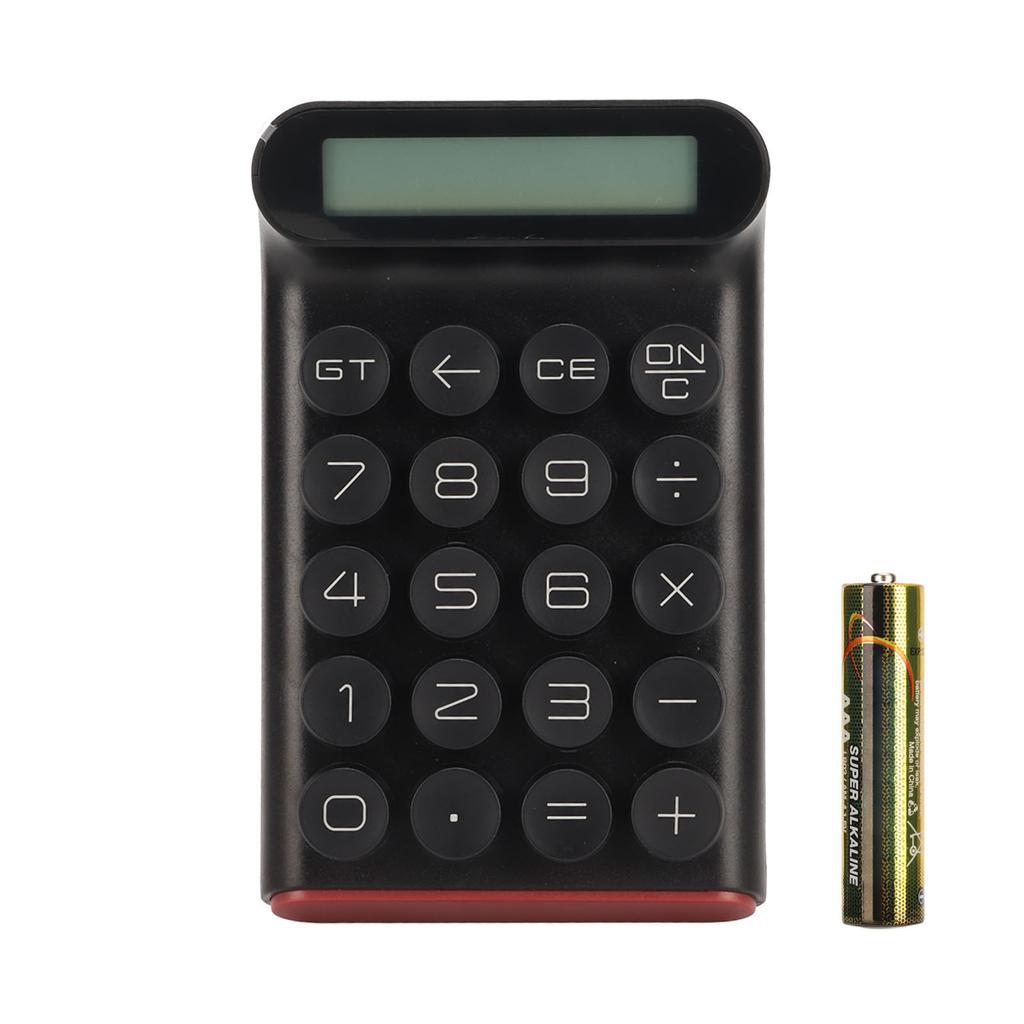 Blue Switch Calculator 20 Keys Intelligent Shutdown Detachable Slip Resistant Mechanical Calculator with 10 Digit LCD