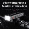 ESLNF Bicycle Light Rainproof Mountain Bike USB Charging Front Light Headlight Cycling Flashlight Bike Light Accessories