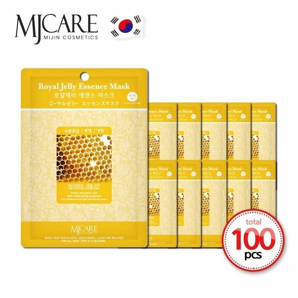 

Royal Jelly Essence Mask Pack 100 Sheets x 23g (WC11B20) basic