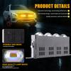Car Grill Led Work Light Bar Addtional Led Bar White Yellow Spotlights Grille Lights 12-24V for Motorcycle Offroad 4X4 Truck