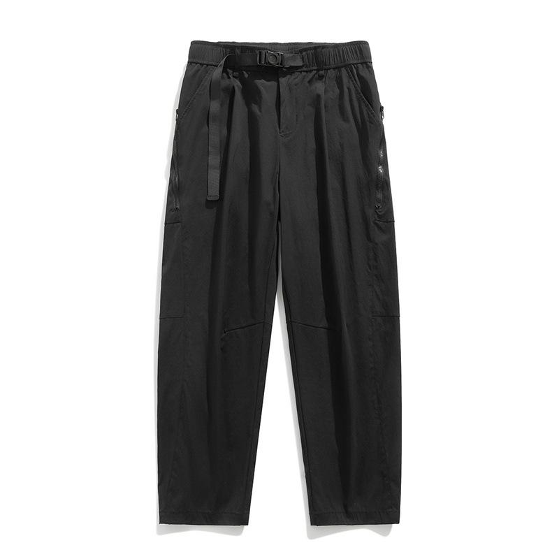 Spring and Autumn New Casual Men's Thin Straight Pants Outdoor Loose Multi-pocket Outdoor Pants Fashion Joker.
