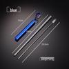 ZISIZ Telescopic Portable Straw Set with Aluminum Case