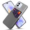 For Honor X60i 5G Case Cloth Texture PU Leather Hard PC Card Slot Phone Cover