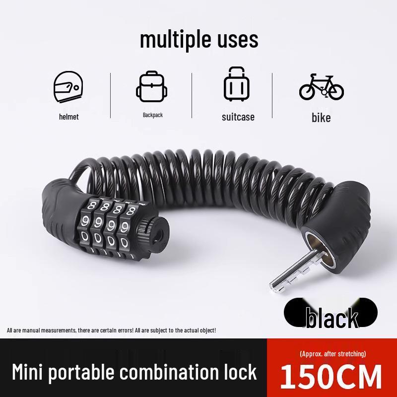 Portable Anti-Theft Lock: Mountain Bike, Motorcycle, Electric Vehicle, Mini Chain Lock