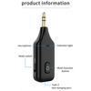 Car Audio Adapter Transmitter Music Receiver Wireless Extender Speaker With Built-In Microphone Hand Free Calling 3.5MM Port