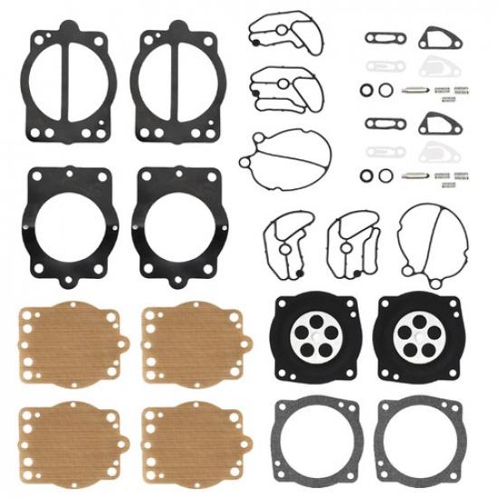 2 Set For Polaris 700 SLT SL SLH SLTH Dual Twin Carb Carburetor Rebuild Kit