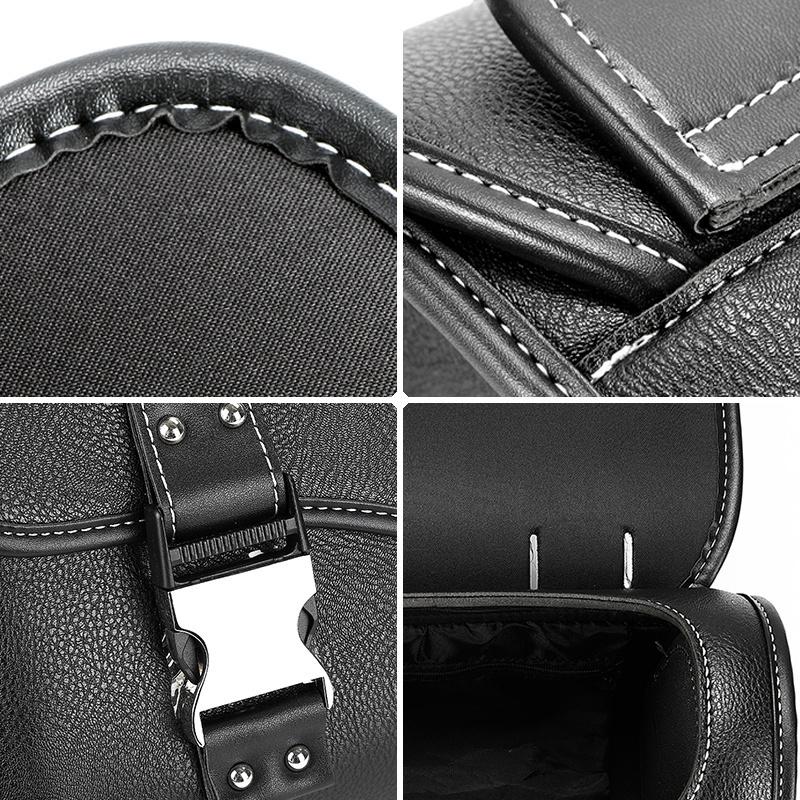 Motorcycle Saddlebag Side Bag Retro PU Motorcycle Tool Bag For ADNOH Rebel 250 500 For Rebel 1100 300 For W400 W650 SR400 XL883L
