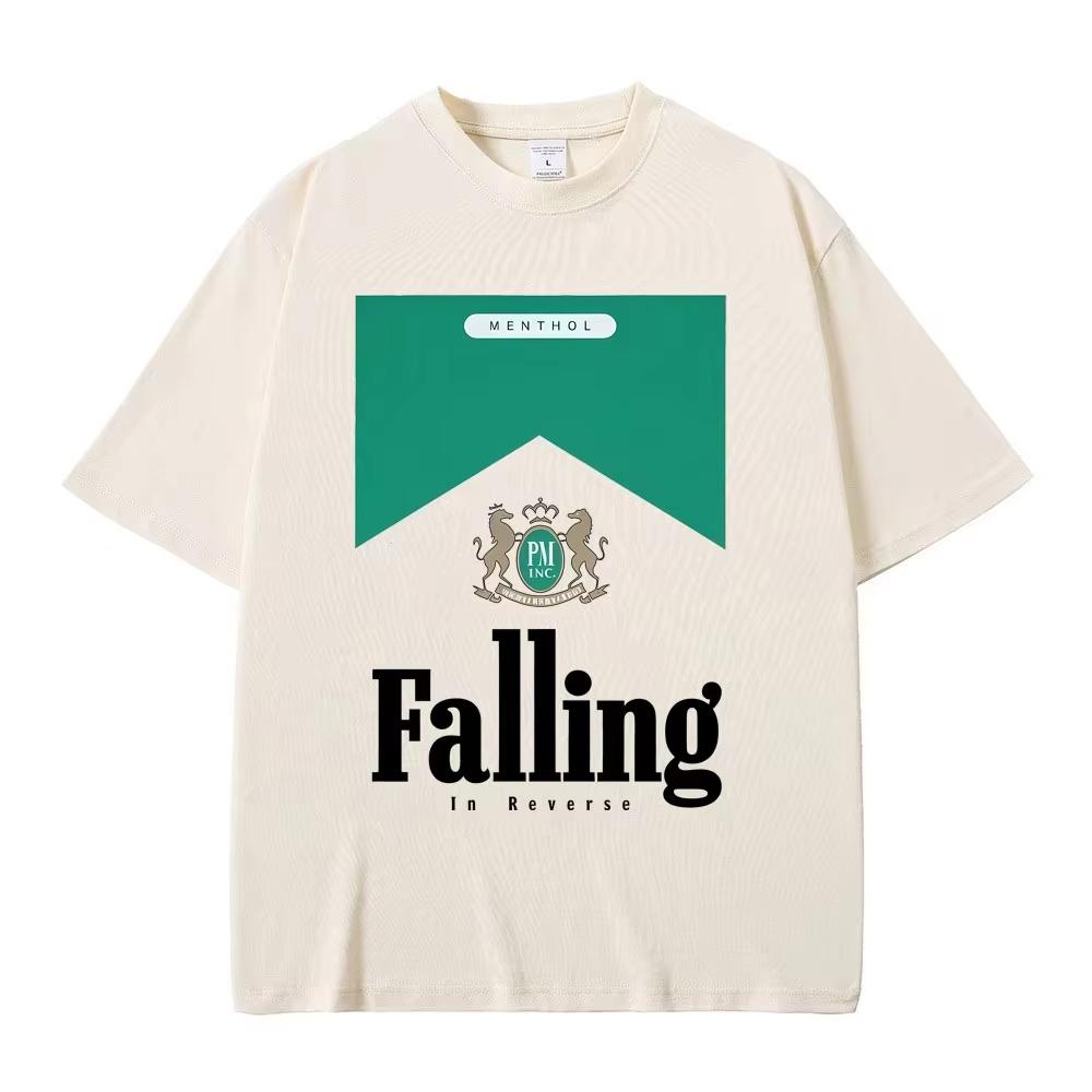 Falling In Reverse Graphic Tshirt Men Women Rock Fashion Fashion Tshirt Streetwear Summer Mens Casual Soft Cotton T Shirts