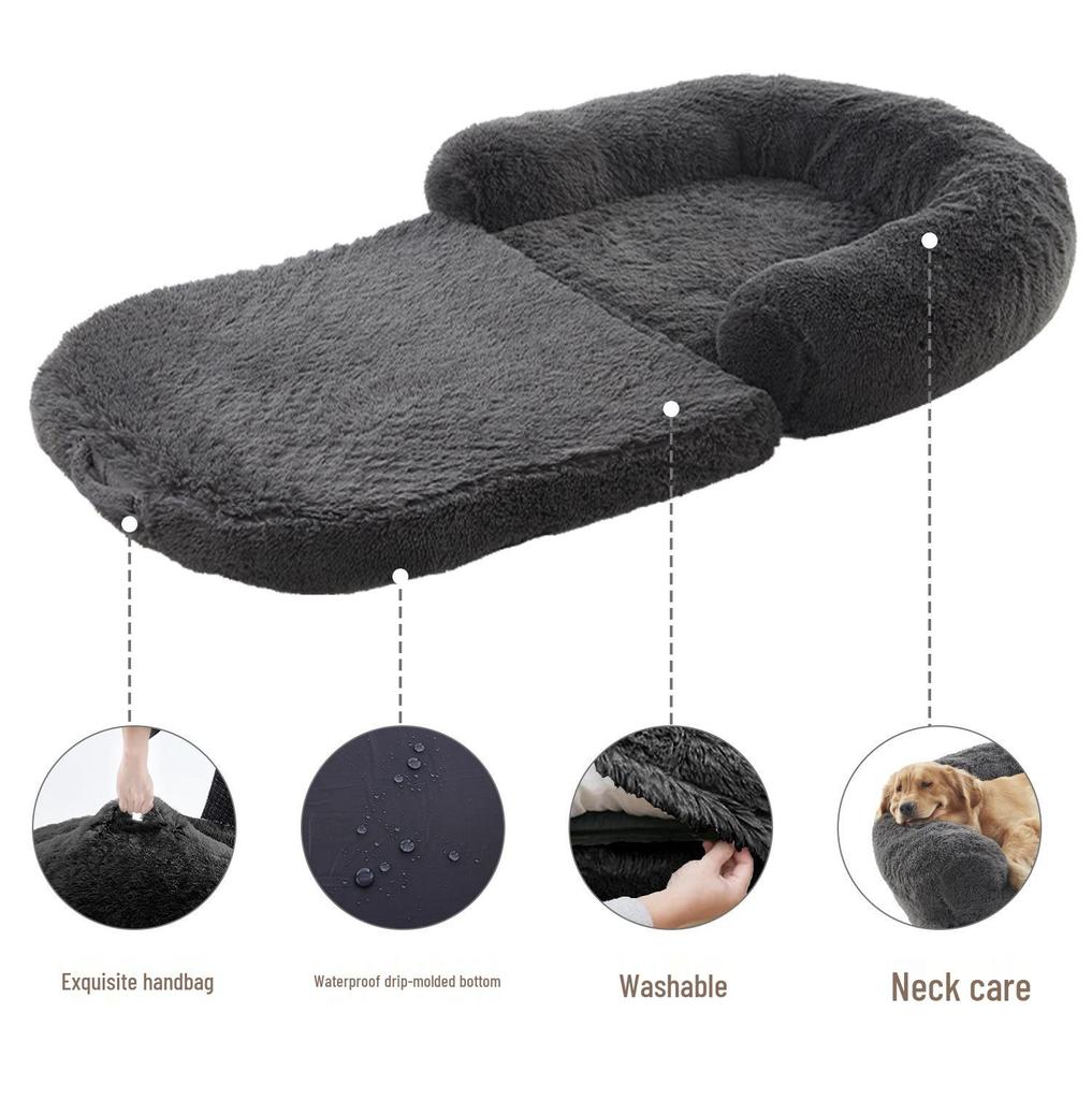 Washable Foldable Pet Sofa & Mat - Large Dog & Cat Bed House