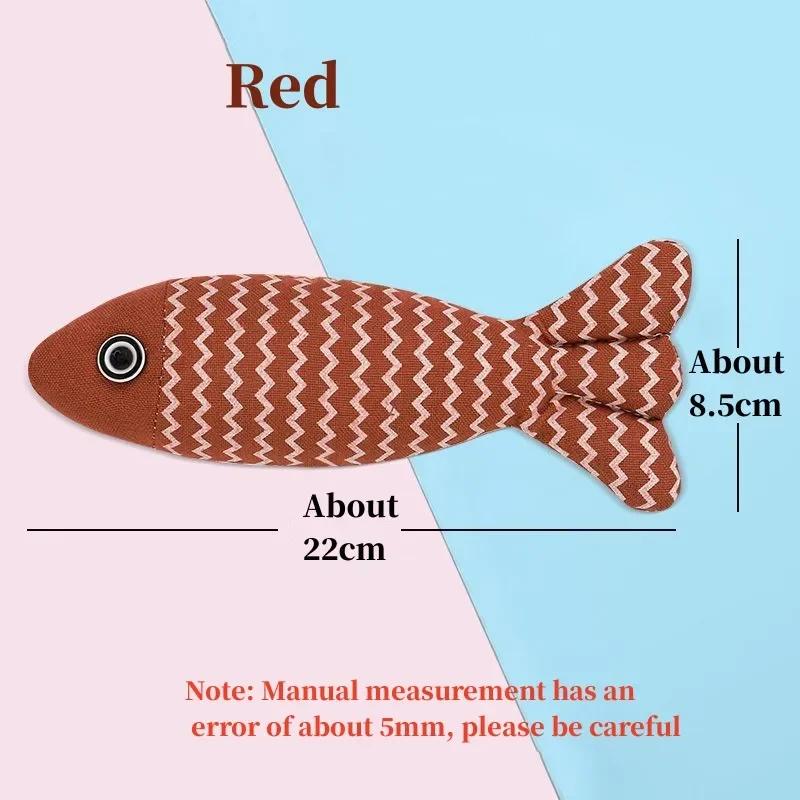 3pcs/set Cat Toys Fish Catnip Toys Interactive Cat Toy Cat Chew Toy Cat Pillow Toys Kitten Exercise Kicker Toys for Indoor