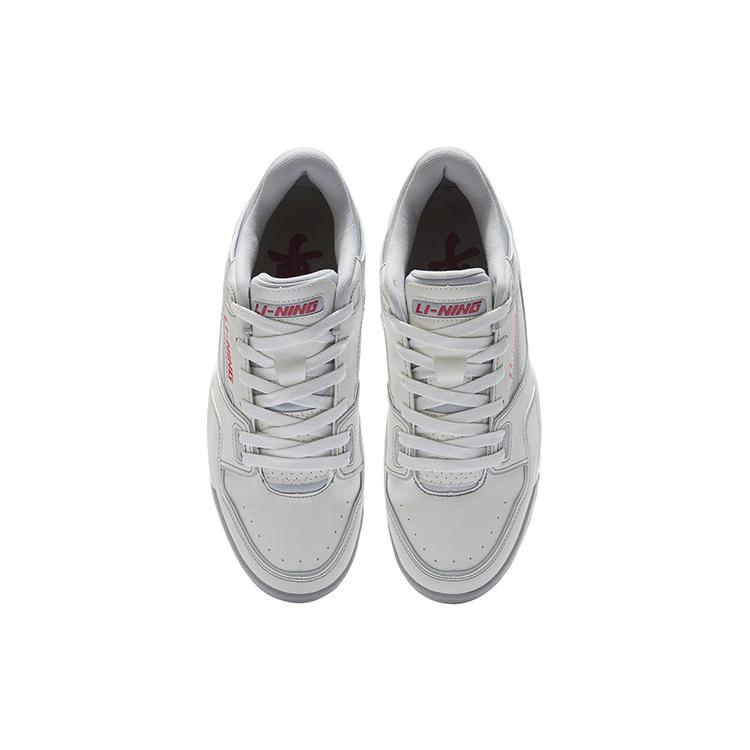 Li Ning Retro Jaren 80 Textiel, Synthetisch Leer Demping Slipvast Slijtvast Ademend Lage top AGBR086-3